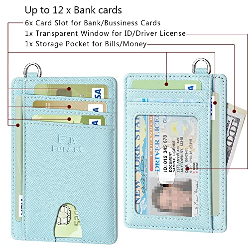 Slim Minimalist Wallet RFID Credit Card Holder for Men
