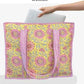 100% Cotton Quilted Tote Bag For Women