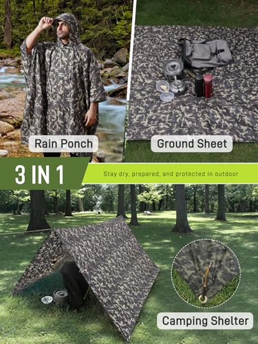 Double Layer Rain Poncho
