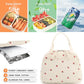 Lunch Bag for Women Men Cute Corduroy Lunch Tote Bags Reusable Insulated Lunch Box Large Capacity Reusable Insulated Cooler for Work Picnic or Travel