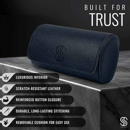 2 Watch Travel Case for Men