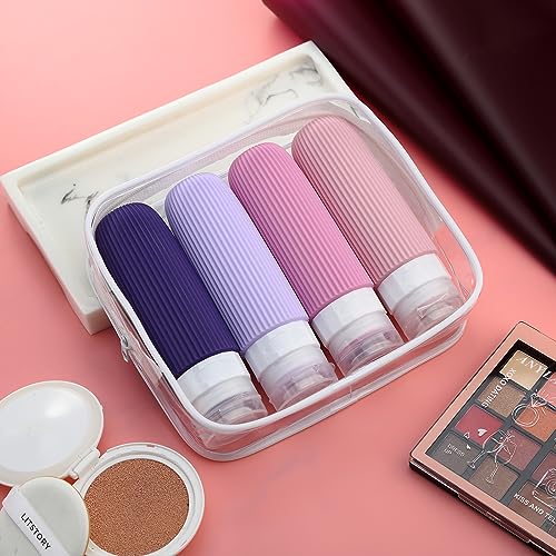 Travel Bottles for Toiletries (4 Count)