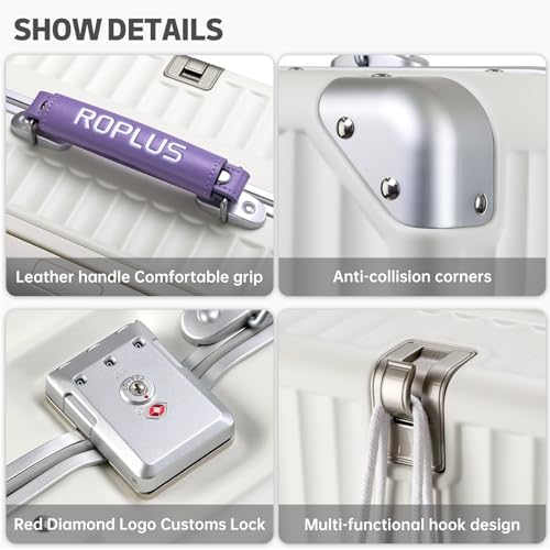 Aluminium Frame Carry on Luggage with Smooth Jelly Wheels