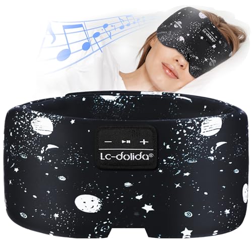 Sleep Mask with Bluetooth Headphones