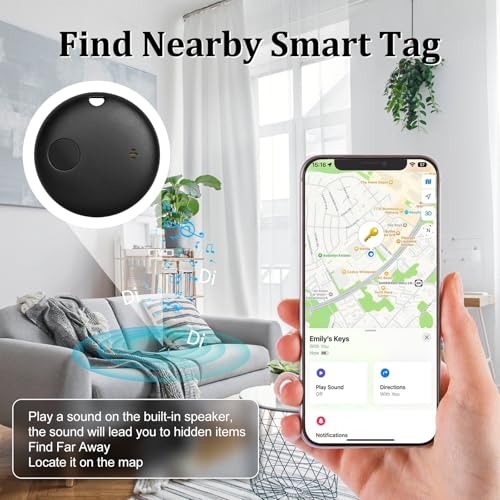Smart tag 4 Pack Bluetooth Tracker Work with Apple Find My