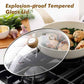 9.5inch Ceramic Nonstick Frying Pan Paella Pan with Lid