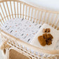 Stretch Fitted Bassinet Sheet Set BROLEX 2 Pack Cradle Sheets for Bassinet Pad (2 Count)