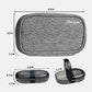 Weekly Travel Pill Organizer 2 Times a Day AM PM Black Pill Box