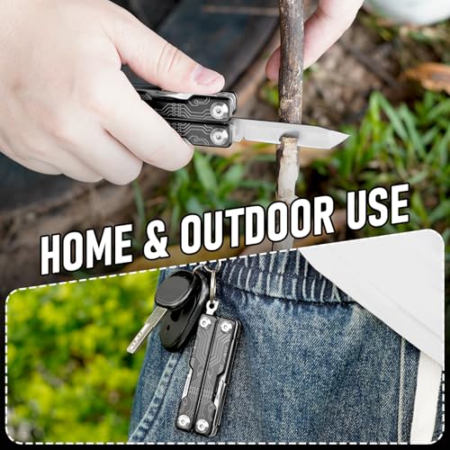 Mini Keychain Multitool Scissors B12062B