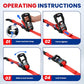 MOCA Heavy Duty Ratchet Straps Tie Down 4 Pack 1.6" x 8 ft (14 Count)