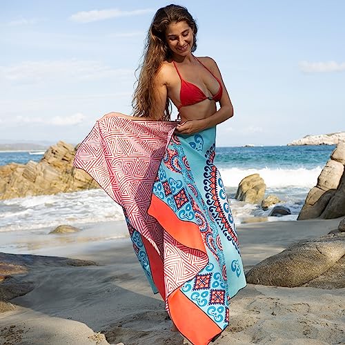 Microfiber Beach Towel for Adults with Bag