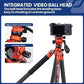 64" Video Camera Tripod with Fluid Head for Smooth Panning