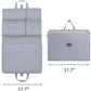 7-in-1 Travel Storage Bag, Foldable Hanging Packing Cube with Compartments for Clothes, Gray