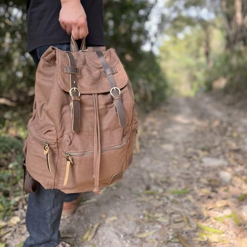 High Capacity Canvas Vintage Backpack