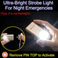 130db Personal Safety Alarm with Ultra Bright Strobe Light. Blue