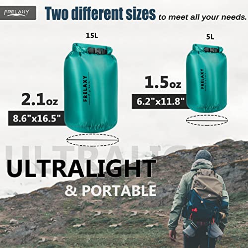 Waterproof Dry Bag 2 Pack (2 Count)