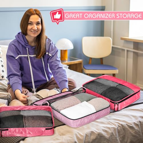 Packing Cubes for Suitcase Large Organizer Bags (5 Count)