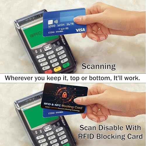 5 Pack RFID Blocking Card for Credit Debit Card (5 Count)