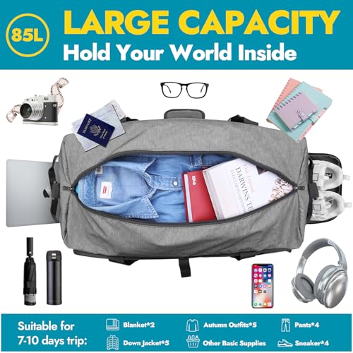85L Travel Duffel Bag