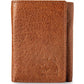 Leather Trifold Wallets For Men with ID and RFID Blocking Crafted with Buffalo Top Grain Cowhide Premium Leather with Tight Stitching