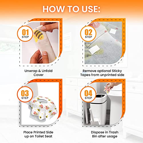 20 XL Toilet Seat Covers Disposable (20 Count)