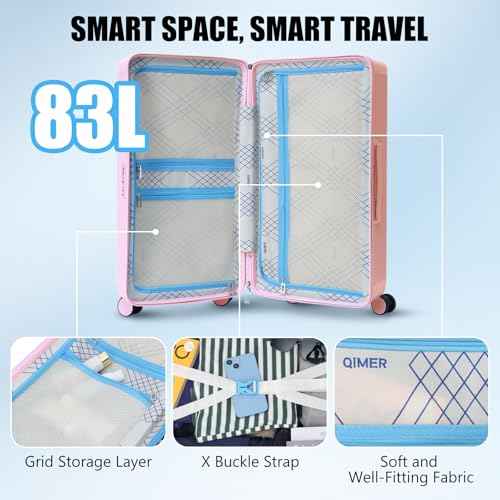 Large capacity Luggage Sets 2 Piece (2 Count)