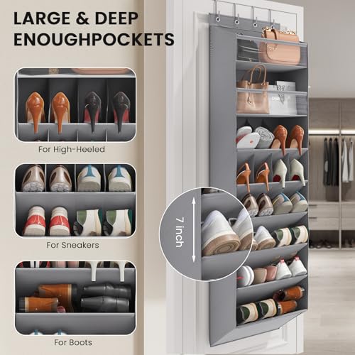 16 20 Pairs Over the Door Shoe Organizer