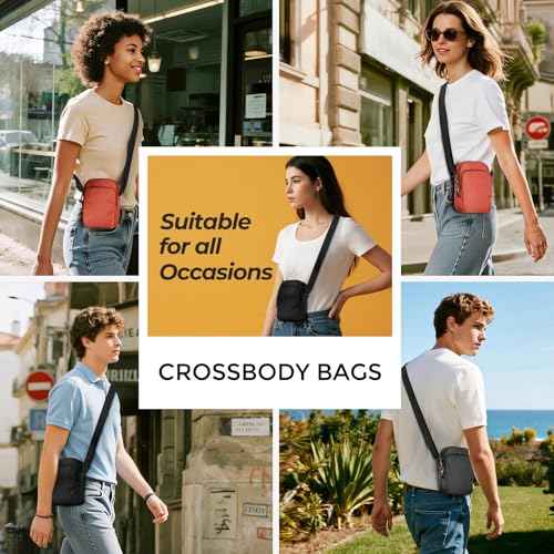 Small Crossbody Bag for Men Women