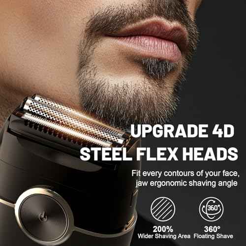 Rechargeable Electric Razor for Men