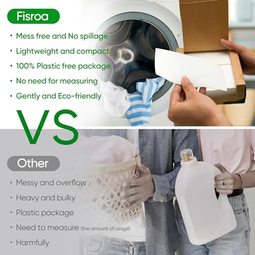Laundry Detergent Sheets 300 Loads Travel Washer Strips (150 Count)