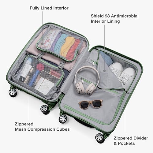 Pagosa Hardshell Expandable Luggage with Spinner Wheels