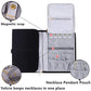 Velvet Travel Jewelry Roll Organizer