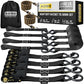 Ratchet Straps Heavy Duty 4 Pack (4 count)