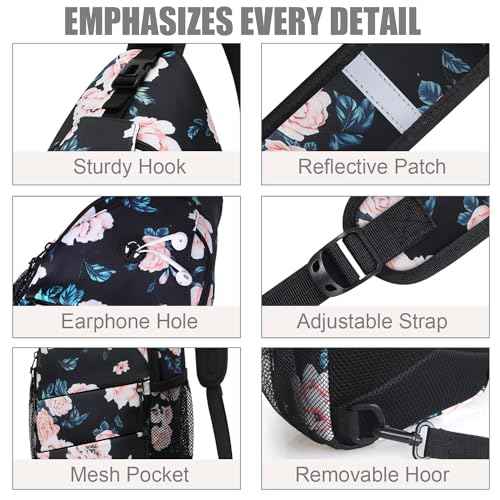 Crossbody Bags for Women Men Trendy Sling Bag Backpack Chest Bag