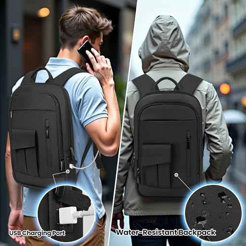 Backpack for Men Slim Business Laptop Commute Backpack