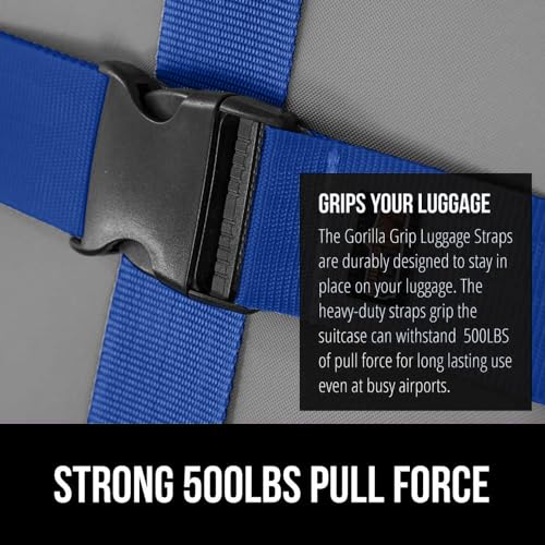 Heavy Duty Luggage Straps for Suitcase (2 Count)