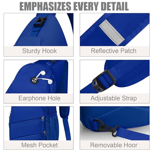 Crossbody Bags for Women Men Trendy Sling Bag Backpack Chest Bag
