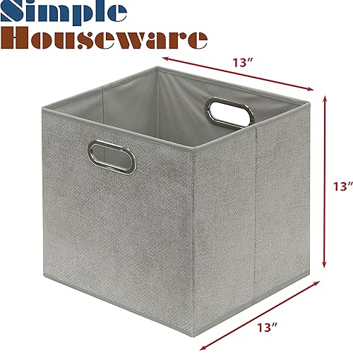 13 Inch Foldable Cube Storage Bins with Handles (3 Count)