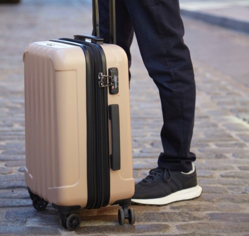Expandable Hardside Carry on Luggage with Double Spinner Wheels