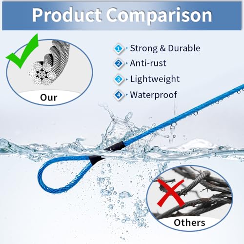 3.3mm Steel Wire Rope Outdoor Travel Security Cable Lock