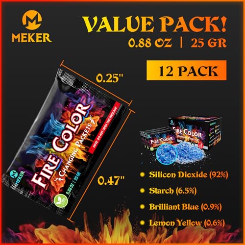 Fire Color Changing Packets (12 Count)