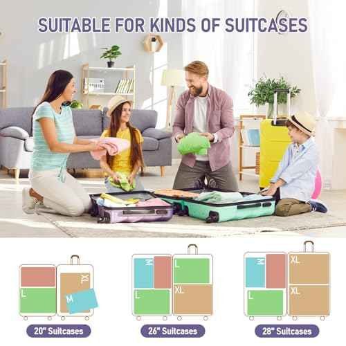 6 Set Compression Packing Cubes
