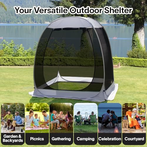 6'x 6' Pop Up Screen House Tent