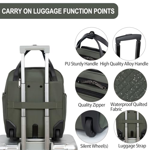 Underseat Carry On Wheeled 16" Bag with Wheels