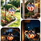 Hot Air Balloon Solar Lantern with Flickering Flame Light
