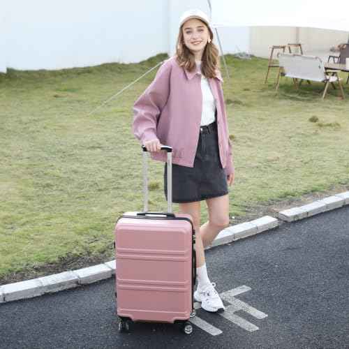 24 Inch Luggage Suitcase with Spinner Wheels TSA Lock