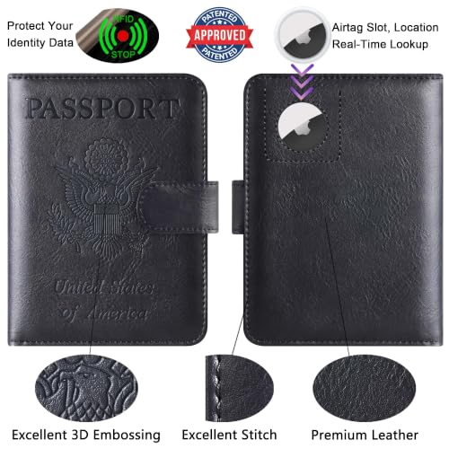 Airtag Passport Holder for Travel