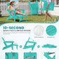 Folding Adjustable Adirondack Chair with Footrest