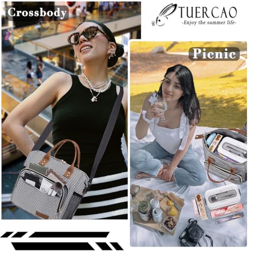 Lunch Bag Women Insulated Lunch Box for Work Leakproof Soft Cooler for Picnic Travel Road Trips