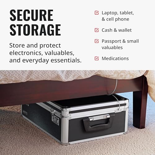 Locking Storage Chest with Dual Combination Lock